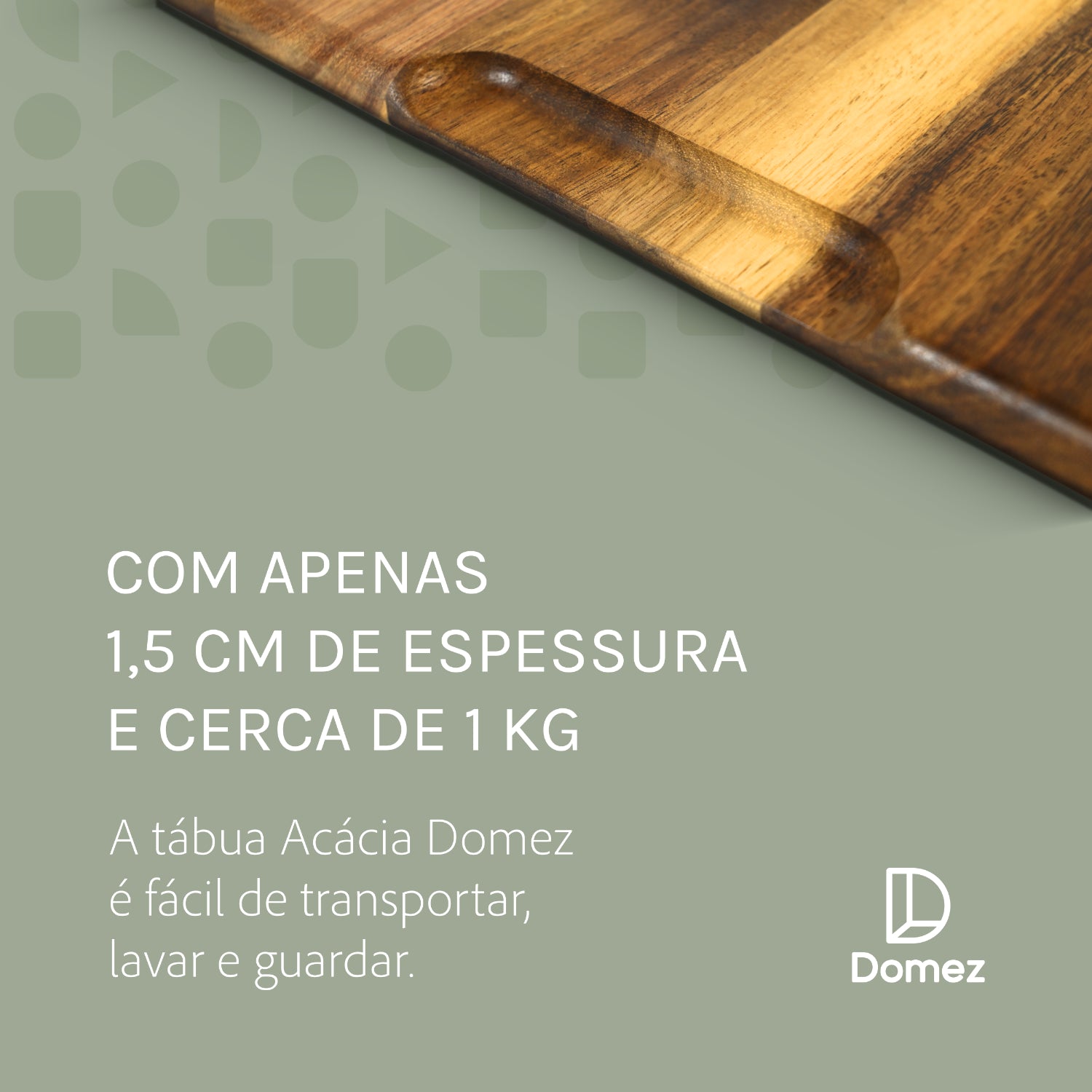 Tábua de Corte Acácia Slim