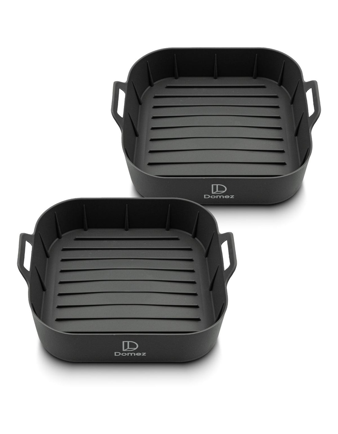 Kit 2 Formas de Silicone para Air Fryer Reutilizáveis