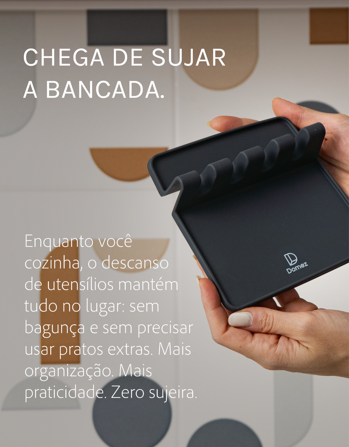 Kit 9 Utensílios de Cozinha Silicone Monobloco