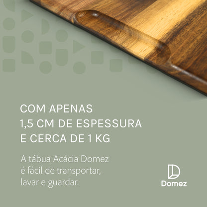 Tábua de Corte Acácia Slim