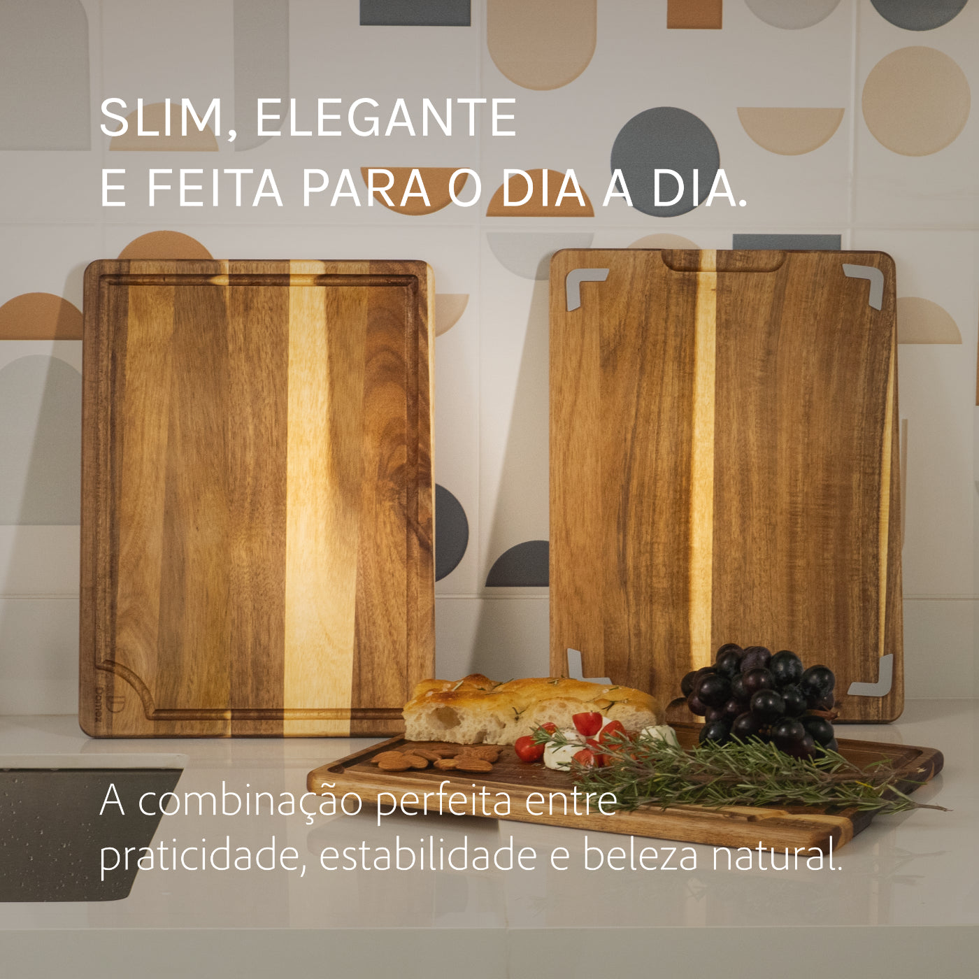 Tábua de Corte Acácia Slim