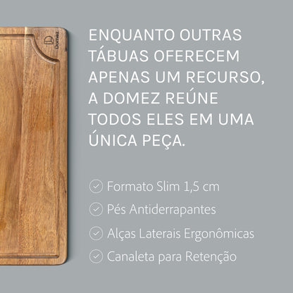 Tábua de Corte Acácia Slim